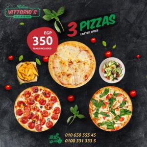 3 Pizzas